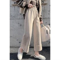 비비더블유스타일 BBW STYLE 앨유 밑단덤블 울모직팬츠 (5921313)