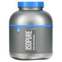 Isopure Zero Carb Keto Friendly Protein Powder 이소퓨어 제로 카브 케토 프로틴 파우더 바닐라 소금 캐러멜맛 3lb(1.36kg) 1개 1, 4.5 파운드
