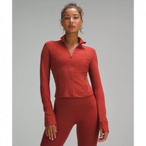 룰루레몬 디파인 크롭 자켓 눌루 - 테라 오렌지 366243