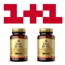 1+1 솔가 아연 50mg 100정