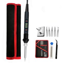 인두기 인두기 우드버닝기 디핑기 전기 납땜 인두 80W LCD 조정 17, 협력사, 세트 3, 우리를