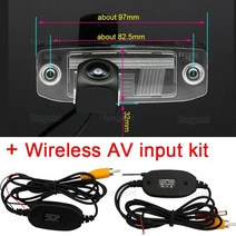 차량 후면보기 백업 주차 현대 기아 sportage r carens borrego sorento opirus mohave k3 ceed mohave 용 후방 카메라, 물고기 눈 무선