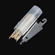 30 개/대 크로스 스티치 바늘 골드 테일 무딘 바늘 DIY 바느질 자수 바늘 크로스 스티치 봉제 의류 도구 Costura, 3.35cm, 30개