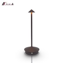 식탁등 주방등 예쁜 북유럽 수입 충전식 테이블 램프 크리에이티브 다이닝 터치 Led 호텔 바 커피 피나 프, 04 brown_01 웜 화이트