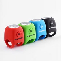 락브로스 자전거벨 전동킥보드벨 전자벨 실리콘 생활방수 간편한 탈부착 CB1709, CB1709 레드 전자벨, 레드