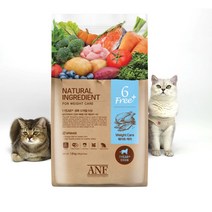 동동이네 anf 6프리 플러스 캣 웨이트케어 1.8kg 뚱냥이 체중관리 유기농 건식사료 기호성 좋은 고양이 다이어트 사료