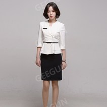 Duozhi 상담실장유니폼 매니저 병원 근무복 은행 사무직 유니폼 가이드 정장