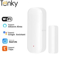 문열림센서 동작 감지기 경보 센서 tenky tuya 스마트 와이파이 도어 스마트 도어 열림닫힘 wifi 창 smartlife app google home alexa와 함께, 창문 센서
