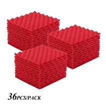 엠프스튜디오 어쿠스틱 폼 패널 방음 30x30cm/ 12x12 인치 다크 그레이 36 개 24