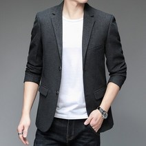 남성 린넨자켓 봄 여름 재킷 얇은 캐주얼 정장 마이 남성 코튼 린넨 정장 봄 여름 느슨한 캐주얼 그레이 블