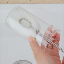 잡아 집게 우레탄 텀블러 수세미, 텀블러 수세미+우레탄수세미 1개