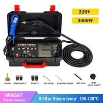 스팀해빙기 스팀기 수도녹이는 동파 히터 얼음녹이기 새로운 고온 스팀 청소기 3000W 알칼리성 소독 도구, 01 New Upgrade_03 UK_01 220V