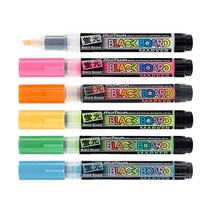 문화 블랙보드마카 5mm 윈도우마카 낱색 흰색, 3개