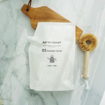 마켓 에이프런클로젯 식기세척기 린스 / 천연 식기세척기전용 린스 750ml, 식기세척기린스 리필1000ml