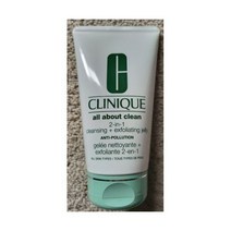 CLINIQUE All About Clean 2-in-1 Cleansing + Exfoliating Jelly 5 fl oz 167849