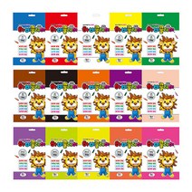 미리사몰 도너랜드 칼라 요술 점토 10색 클레이 실속형 세트 얼쑤 볼클레이 토단 하비 50g 무독성 어린이 방과후, 토단 하비클레이(50g):형광보라