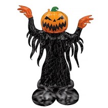 P10 할로윈 풍선 스탠딩 에어벌룬 펌프킨 헤더고스트 134cm