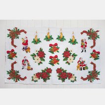 행복바느질 대폭 커트지원단 크리스마스 장식리스 벽걸이 리스