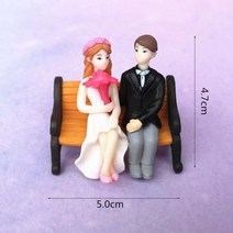 교회소품 장식품 결혼 연인 미니어처 사람들 요정 유리 작은 물건 입상 동상 모델 공예, 데이트 연인