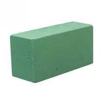 오아시스 플로랄폼 꽃 거품 벽돌 블록 장미 홀더 인공 웨딩 꽃집 공예 정원 홈 장식 1 개, 1.Green