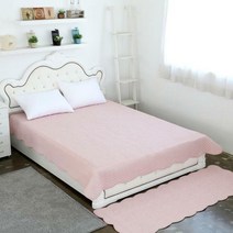 데이지 워싱 면 카페트 패드 스프레드 110x205