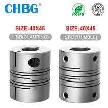 후렉시블 조인트 플렉시블 병렬선 커플링 CHBG LT D40L45 모터 플렉시블 샤프트 커플러 알루미늄 합금 연결 인코더 3D 프린터 그루브 카단, LT-B-D40L45 21X21