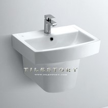 계림 평면붙임세면기 L206UF L206(자동폽업+트랩 포함), 1개