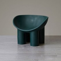 리클라이너 소파 1인용 북유럽 디자이너 코끼리 다리 의자 인터넷 홈스테이 단일 좌석 의자 크리 에이 티브 컴포트 야외 안락 의자, 녹색 대변