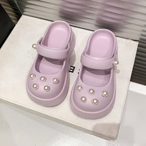 Z3JC 메리제인 통굽 컴포트 EVA 여성동 샌들입니다.