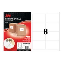 샵민트 물류관리용 8칸 3M 일반형 100매 라벨, 1개