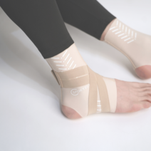 스포텍트 발목 보호대 얇은 축구 테니스 골프 등산 농구 남녀 공용 블랙 베이지 S M L