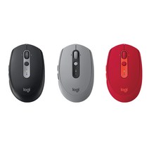 로지텍 무소음 멀티 디바이스 무선 블루투스 마우스 M590, 레드