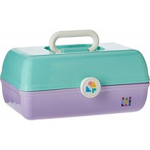 Caboodles On-The-Go Girl Sea foam Lid & Lavender Base 빈티지 케이스 1 Lb: Beauty