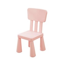 손할매 팡팡 다용도 조립식 낮은 사각 등받이 의자, 핑크, 1개