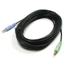 OK부품 젠더 케이블선 코드 AV0350 coms 스테레오 케이블 3.5Φ (M/M)10M/Stereo, 본제품구매