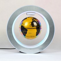 과학교구 과학실험 키트 당신의 방 홈 오피스 책상 장식을 위한 세계의 LED 조명 맵 4 인치 자기 공중 부양, 03 금_01 110V_04 AU, 03 금_01 110V_04 AU