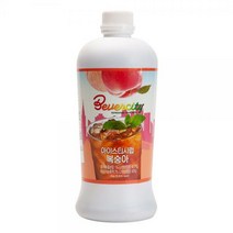 세미 복숭아 아이스티 시럽 2kg x 6개, 상세페이지 참조