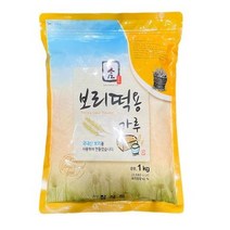 넛츠베리 참식품 보리떡용가루, 1kg, 3개