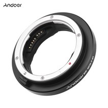 렌즈 악세서리 카메라 Andoer EFGFX 카메라 렌즈 어댑터 링 AF 캐논 EF 마운트 렌즈 FujiFilm GFX 마운트 메드 포맷 카메라 GFX100 GFX50S GFX50