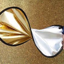 촬영용반사판 조명판 조명 확산판 사진 촬영 원형 휴대용 핸드폰 반사판, 1개