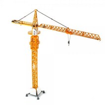 TOWER CRANE (KDW250177YE) 타워 크레인 중장비 모형중장비 다이캐스트 타워크레인 모형자동차 피규어, 본상품