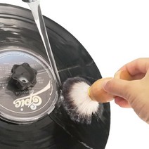 LP 레코드 비닐에 대 한 나무 브러쉬 물 청소