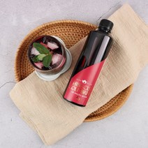 (티바인) 유기농 석류 히비스커스 콜드브루 액상 티 차 블랜드 원액 400ml, 오리지널 히비스커스 콜드브루 400ml