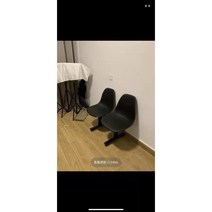 행 의자 대기 의자 공공 의자 야외 버스정류장의자 흡연실 등받이 공원벤치 등받이 야외벤치, 2인용 매트 블랙