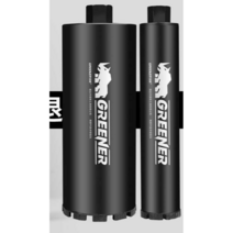 분진포집기 드릴비트 습식코아날 물드릴 물코어어댑터, 블랙 63x370mm 2개