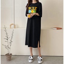 르엠마 치핑 빅사이즈원피스 오버핏 루즈핏 반팔티 롱티셔츠 셔츠원피스 겨울원피스 홈웨어 긴팔롱원피스 긴팔 티셔츠 여자반팔 여성반팔 여름원피스 롱원피스 봄 원피스