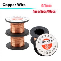 권선코일 구리선0.1mm 케이블 구리 와이어 자석 에나멜 권선 코일 10pcs/5pcs/1pcs DIY BGA PCB 수리 공구, 01 YD87-1 Rolls