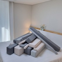 노틈 침대틈새쿠션 침대벽 틈새막이 침대사이, 200, 15X15, 베이지