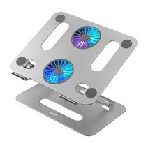 엑토 알루미늄 저소음 LED 쿨러 노트북 거치대 NBS-27, 단품