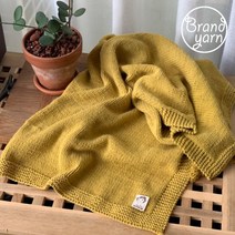 브랜드얀 밀키코튼(블랙) 니트블랭킷 DIY 패키지(+도안), 밀키블랙(3볼) 19 인디언